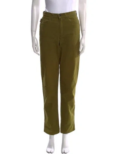 Pre-owned Bogner Straight Leg Pants In Green