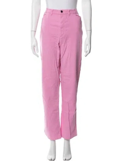 Pre-owned Bogner Straight Leg Pants In Pink