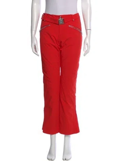 Pre-owned Bogner Straight Leg Pants In Red