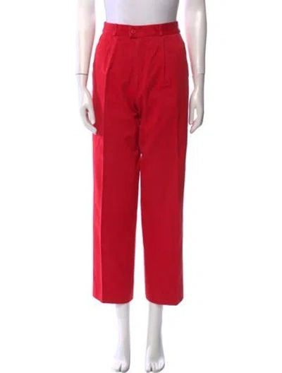 Pre-owned Bogner Straight Leg Pants In Red