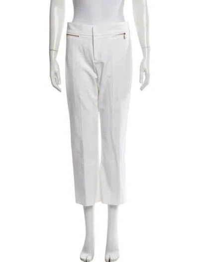 Pre-owned Bogner Straight Leg Pants In White