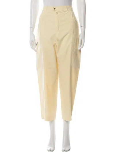 Pre-owned Bogner Straight Leg Pants In Yellow