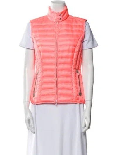 Pre-owned Bogner Striped Down Jacket In Orange