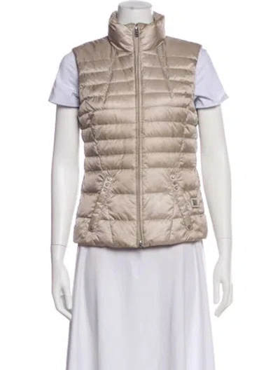 Pre-owned Bogner Striped Down Jacket In Pink