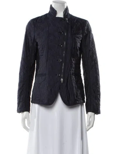 Pre-owned Bogner Striped Jacket In Blue