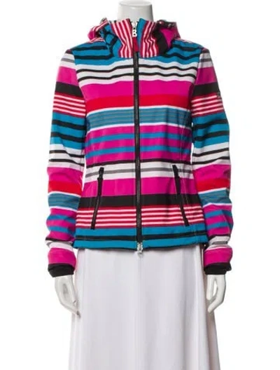 Pre-owned Bogner Striped Jacket In Pink
