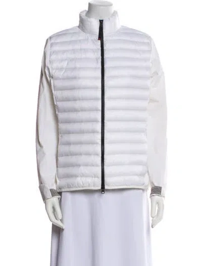 Pre-owned Bogner Striped Jacket W/ Tags In White