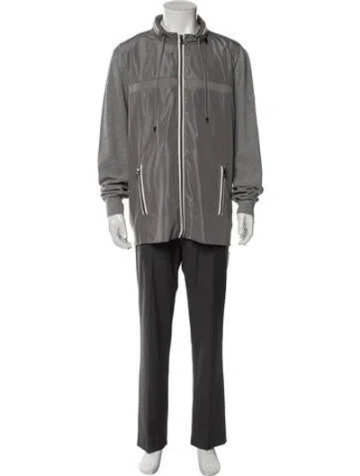 Pre-owned Bogner Striped Parka In Gray