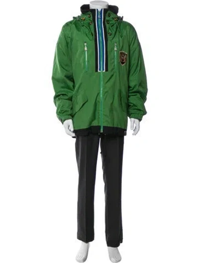 Pre-owned Bogner Striped Parka In Green
