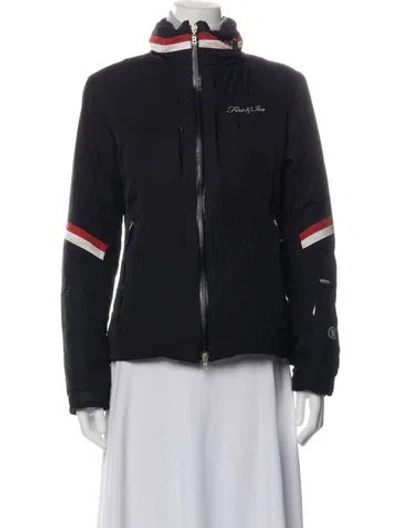 Pre-owned Bogner Striped Performance Jacket In Black