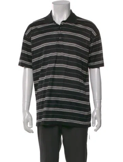 Pre-owned Bogner Striped Short Sleeve Shirt In Black