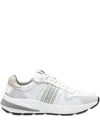Bogner Striped Sneakers In White