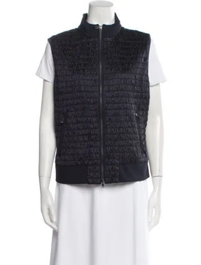 Pre-owned Bogner Striped Vest In Blue