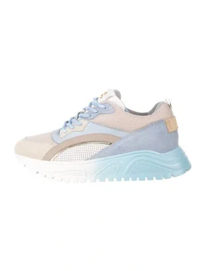 Pre-owned Bogner Suede Athletic Sneakers In Blue