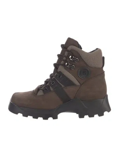 Pre-owned Bogner Suede Hiking Boots In Brown