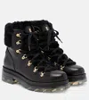 Bogner Swansea Shearling-lined Leather Ankle Boots In Black