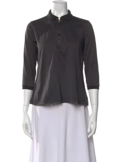 Pre-owned Bogner Three-quarter Sleeve Polo In Gray