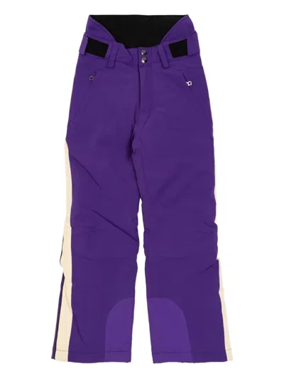 Bogner Tilde-t Stripe-detail Trousers In Purple