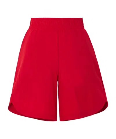 Bogner Tonia Stretch Softshell Shorts In Red
