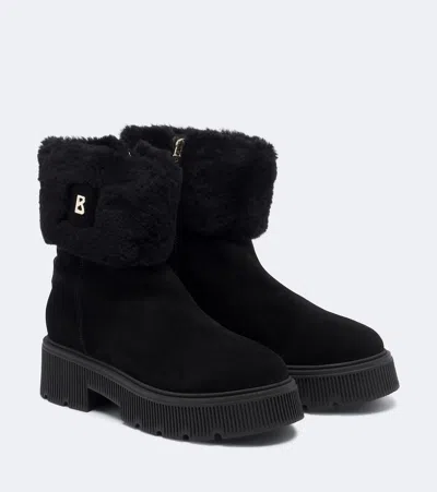 Bogner Turin 6 C Myt Suede Snow Boots In Black