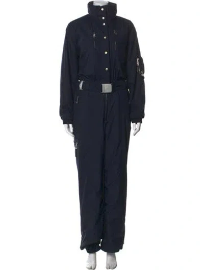 Pre-owned Bogner Turtleneck Jumpsuit In Blue
