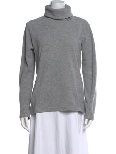 Pre-owned Bogner Turtleneck Long Sleeve Top In Grey