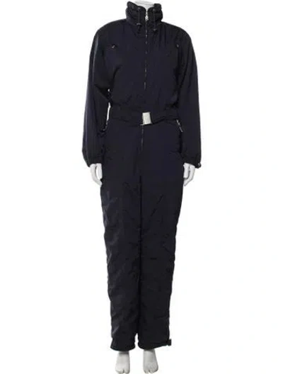 Pre-owned Bogner Turtleneck Ski Suit In Blue
