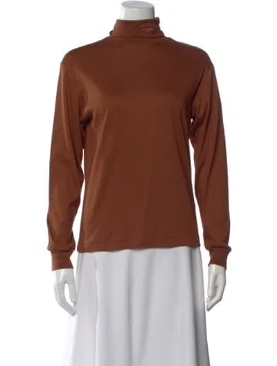 Pre-owned Bogner Turtleneck Sweater In Brown
