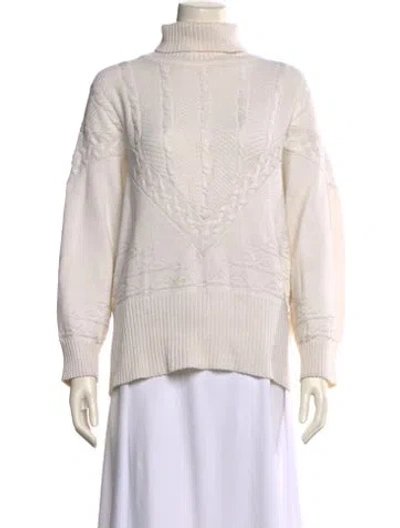 Pre-owned Bogner Turtleneck Sweater In Neutral