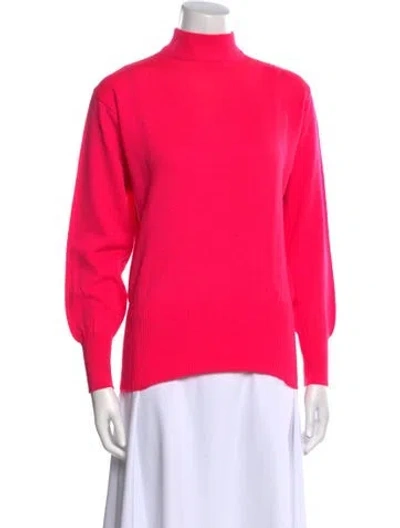 Pre-owned Bogner Turtleneck Sweater In Pink