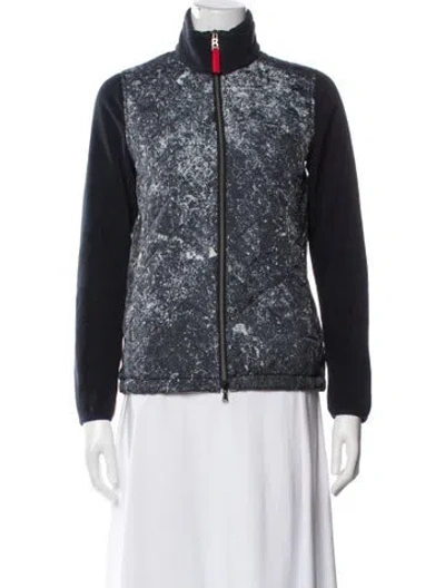 Pre-owned Bogner Tweed Pattern Evening Jacket In Blue