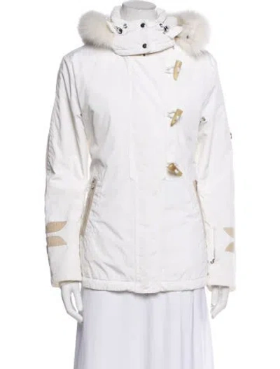 Pre-owned Bogner Utility Jacket In White