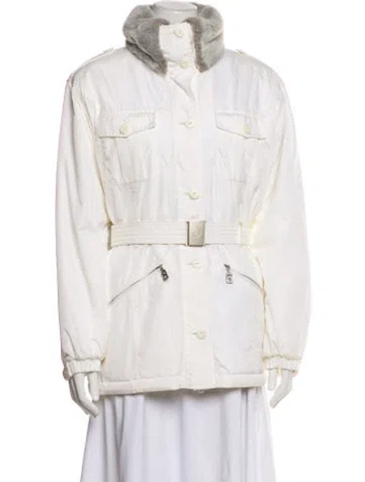 Pre-owned Bogner Utility Jacket In White