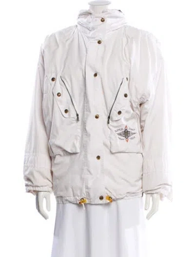 Pre-owned Bogner Utility Jacket In White