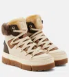 BOGNER VADUZ SHEARLING-LINED LEATHER ANKLE BOOTS