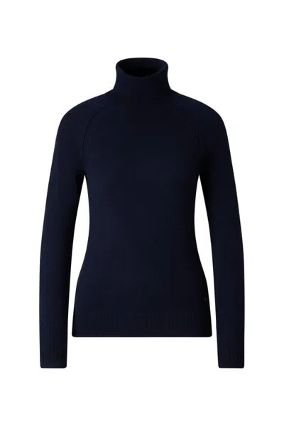 Bogner Vaiana Pure New Wool Cashmere Sweater In Blue