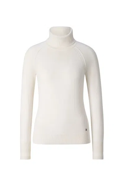 Bogner Vaiana Pure New Wool Cashmere Sweater In Animal Print
