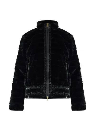 Bogner Valesca Faux-fur Jacket In Black