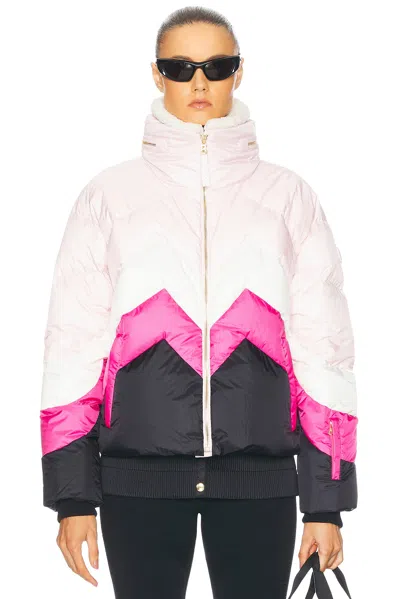 Bogner Vanja Quilted Down Ski Jacket In Rose Touch
