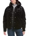 Bogner Vela Velvet Down Jacket In Black