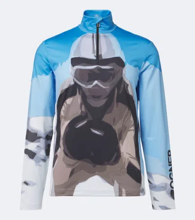 Bogner Verti Printed Ski Top In Multicoloured