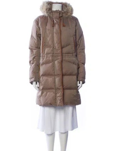 Pre-owned Bogner Vintage Down Coat In Neutral