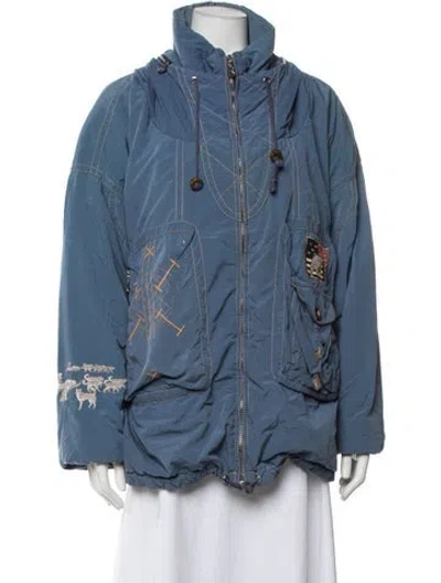 Pre-owned Bogner Vintage Down Jacket In Blue