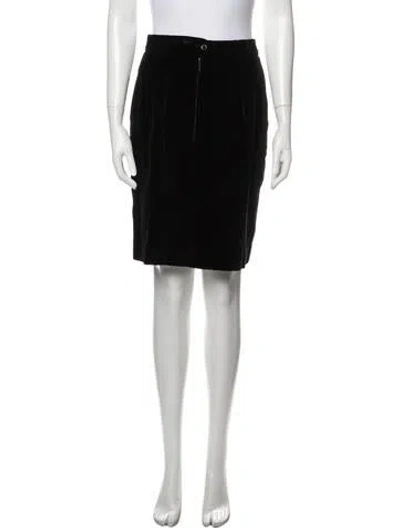 Pre-owned Bogner Vintage Knee-length Skirt In Black