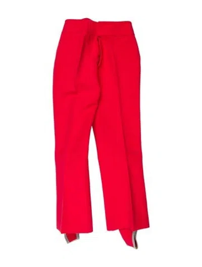 Pre-owned Bogner Vintage Straight Leg Pants In Red