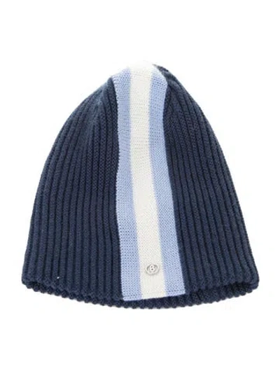 Pre-owned Bogner Virgin Wool Beanie In Blue