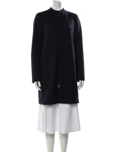 Pre-owned Bogner Virgin Wool Coat In Black