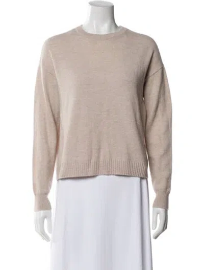 Pre-owned Bogner Virgin Wool Crew Neck Sweater In Neutral