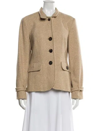 Pre-owned Bogner Virgin Wool Crew Neck Sweater In Neutral