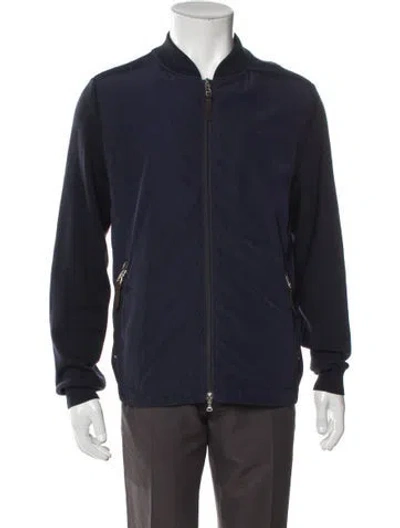 Pre-owned Bogner Virgin Wool Jacket In Blue